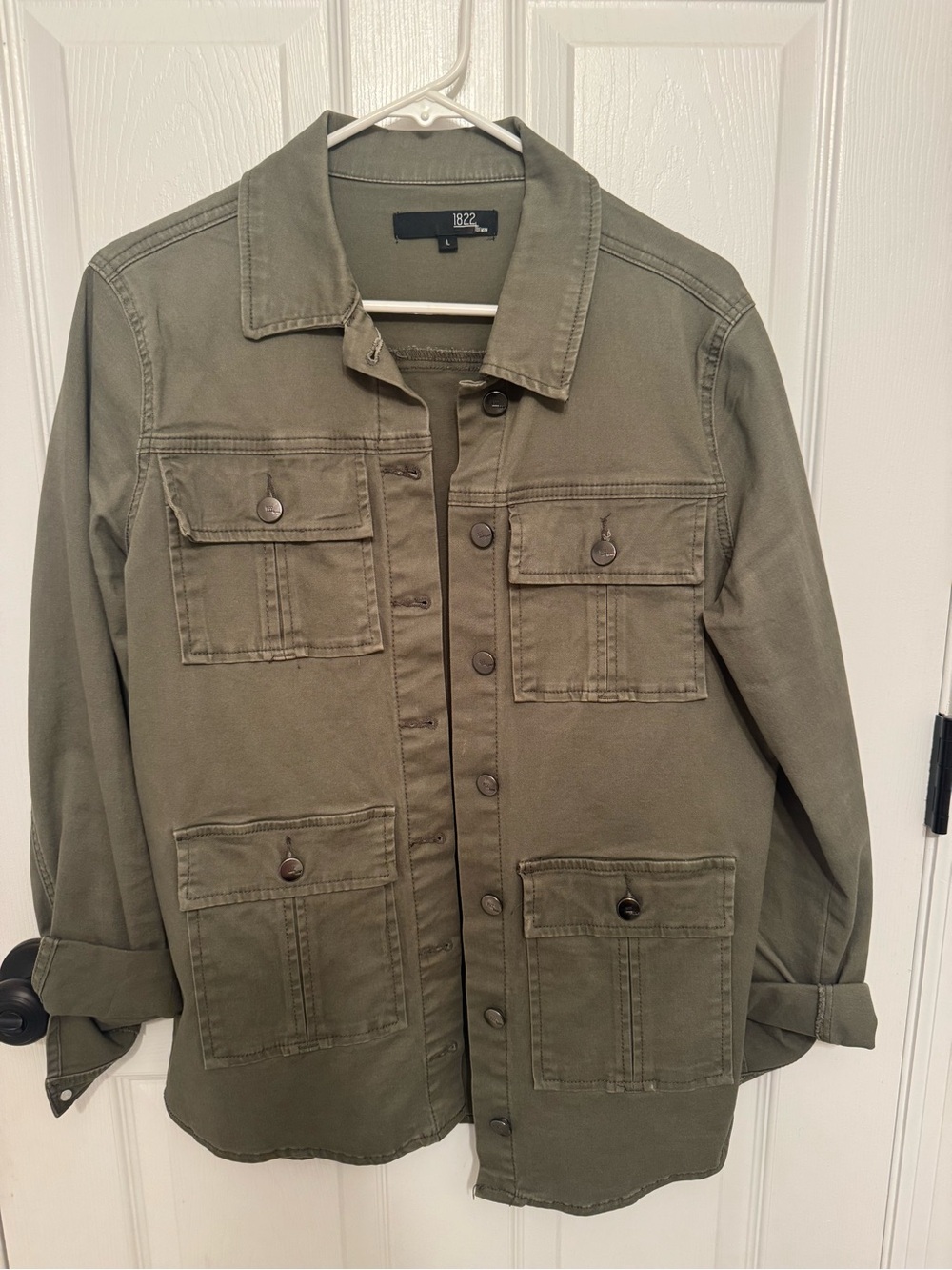 1822 Denim Olive Utility Field Jacket
